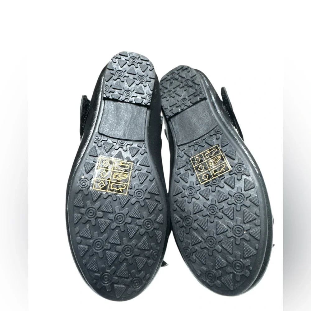 Nova Utopia Black Patent Mary Jane Shoes Toddler Size 9 Bow Dress Shoes